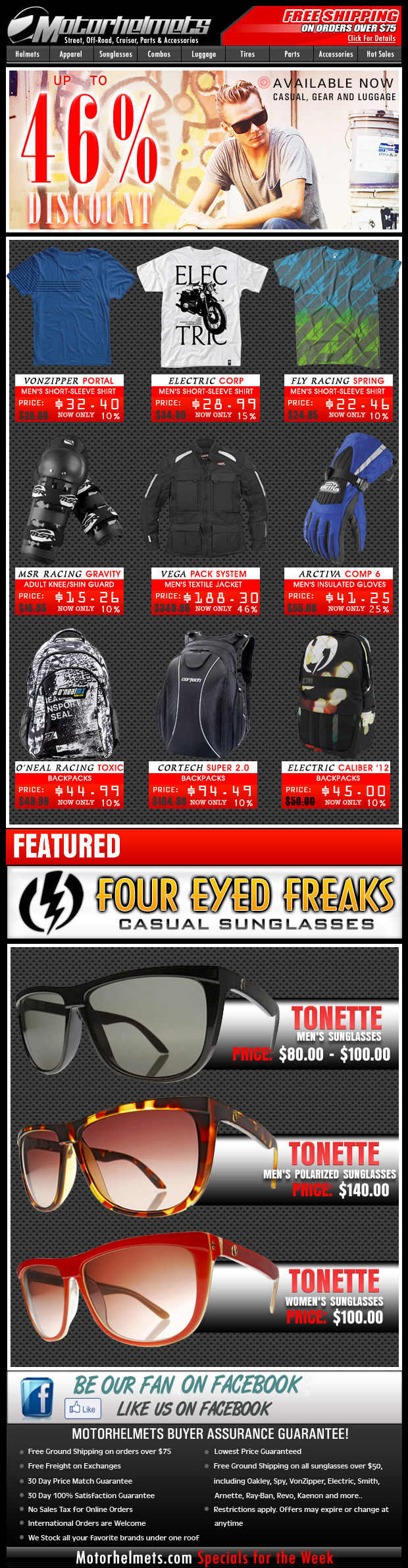 Save Up to 46% Off on Gear & Apparel from MSR, Fly, Vega, Electric and more!
