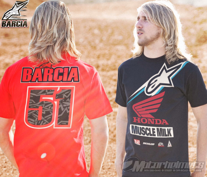 Introducing the 2013 Justin Barcia Tee Collection from Alpinestars!