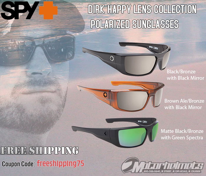 New from SPY...The Dirk Happy Lens Collection!