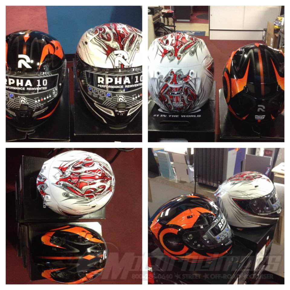 Halcyon and Buzzsaw RPHA 10 helmets from HJC