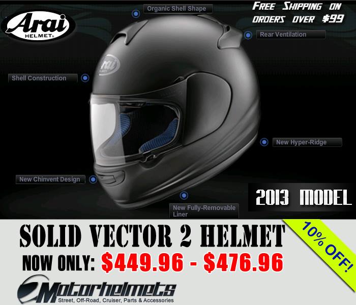 Arai Solid Vector 2 Helmet