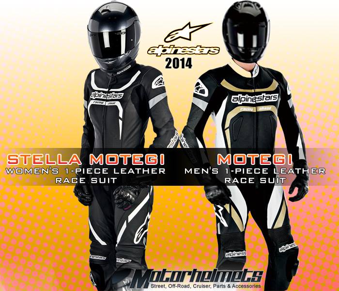 2014 Alpinestars Men's and Women's 1-Piece Leather Race Suit
