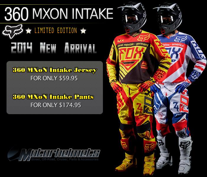 Fox Racing 360 Intake MXON Jerseys and Pants