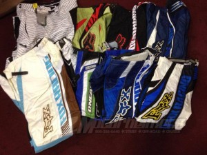 We have tons of closeout off-road riding pants from past years from multiple brands.. Ranging from $25-$40, get your great deal before they are all gone