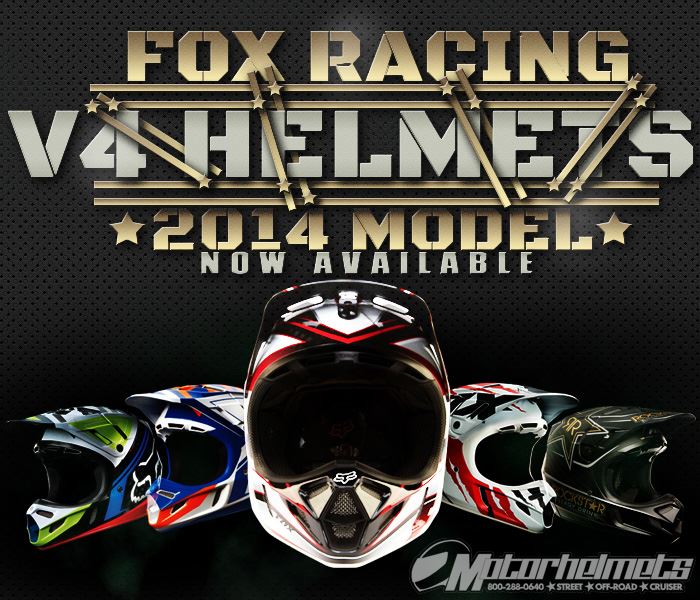 Fox Racing V4 helmet