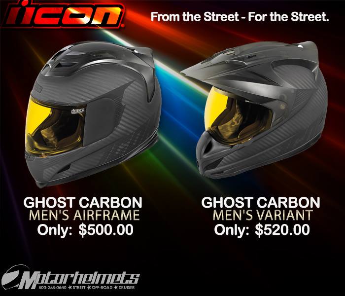 Icon Ghost Carbon Men's helmet
