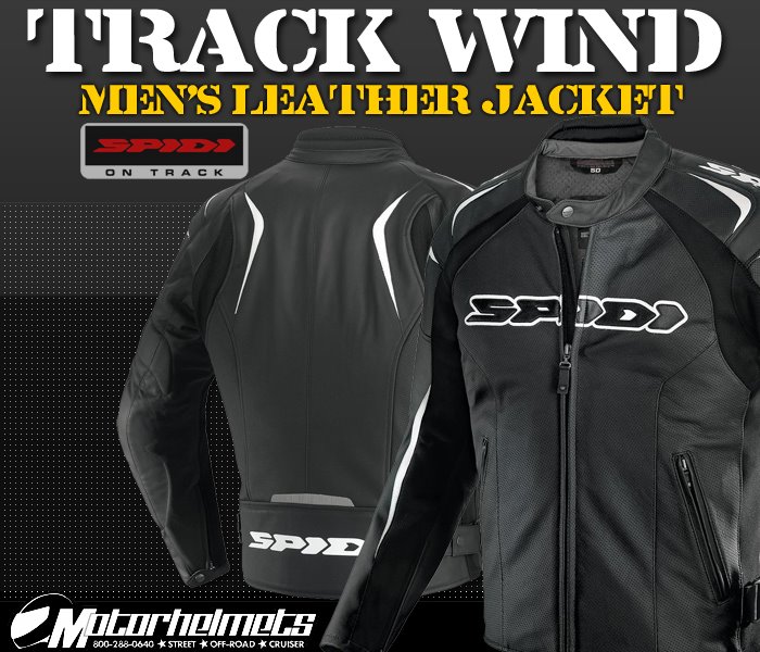 2014 spidi Track Wind Men's Leather jacket