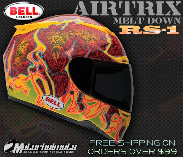 Bell Airtrix Melt Down Helmets RS-1