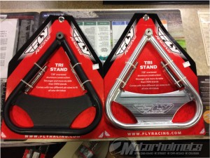 New Fly Racing Tri Stands in stock. Will fit any dirt bike! $23.95
