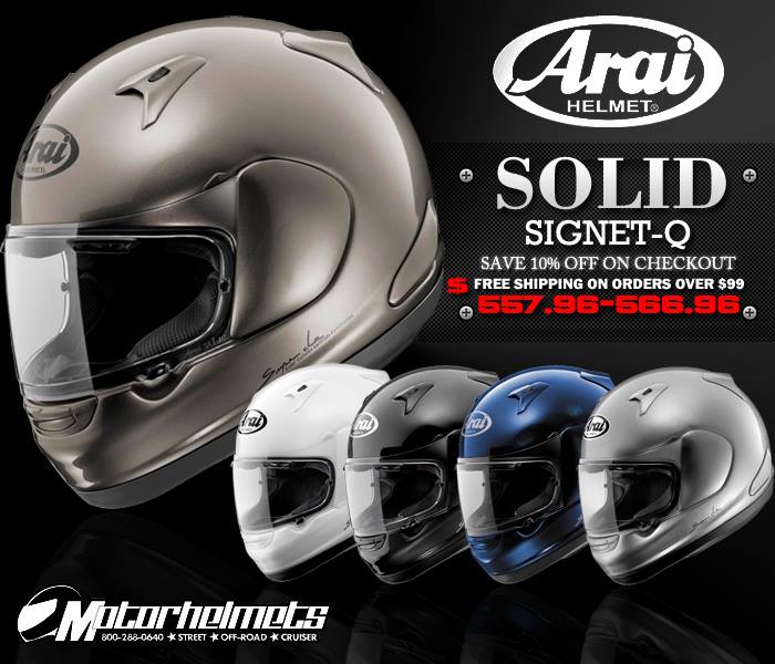 Arai Solid Signet Q helmet