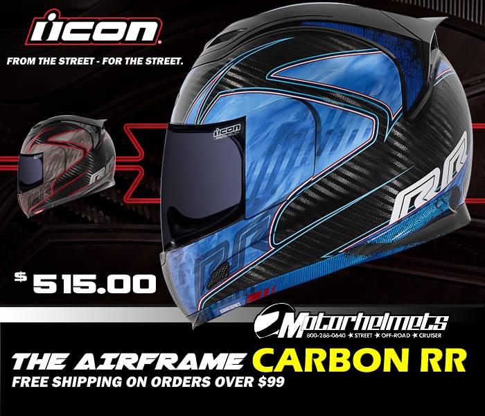 Icon Carbon RR Airframe Helmet