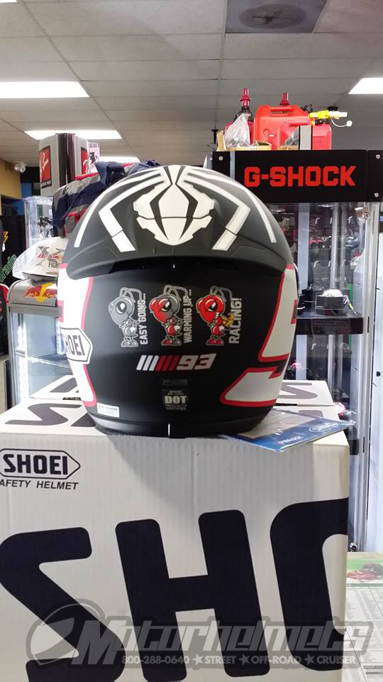 Shoei RF1200 Marc Marquez Helmet back