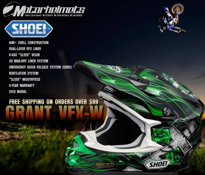Shoei grant VFX-W helmet