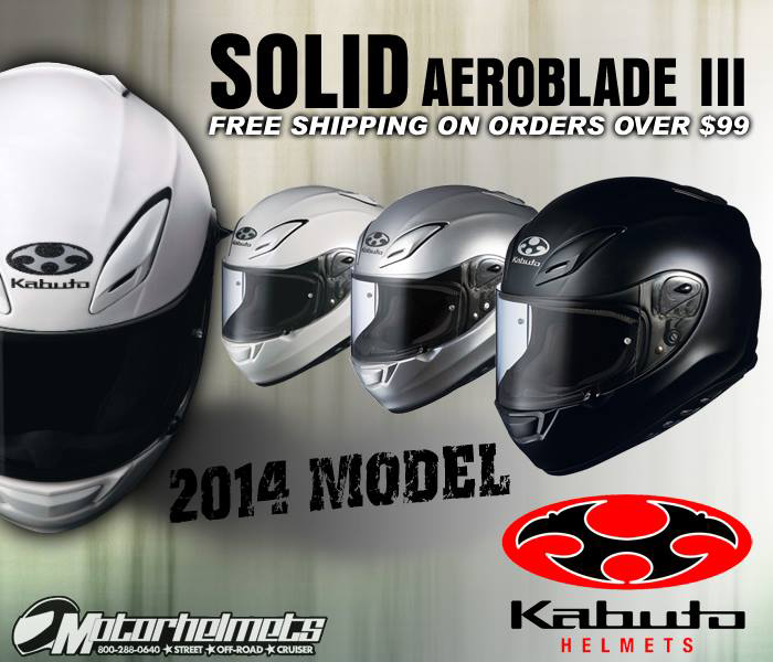kabuto solid aeroblade helmet 2014