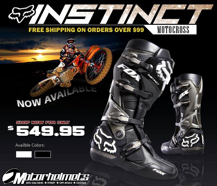 Fox Racing Instinct boots 2014