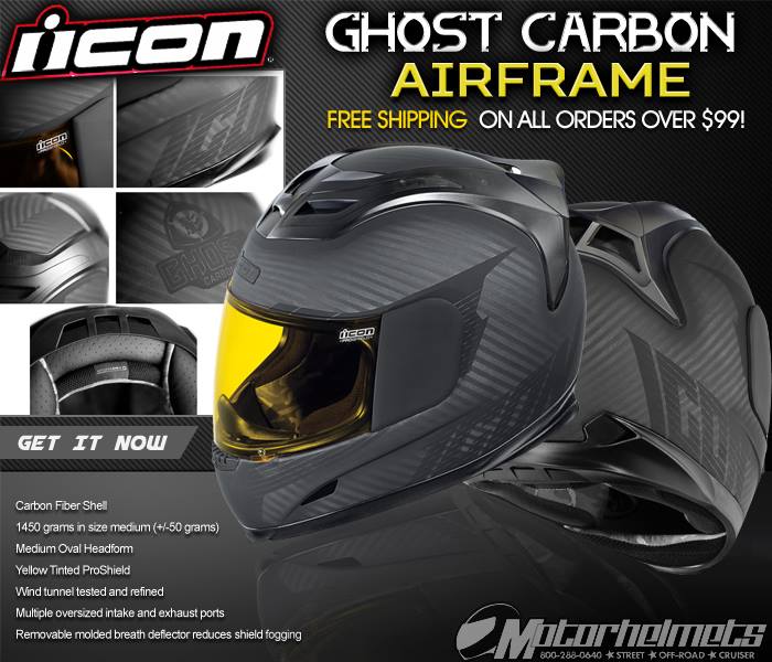 Icon Ghost Carbon Airframe Helmet