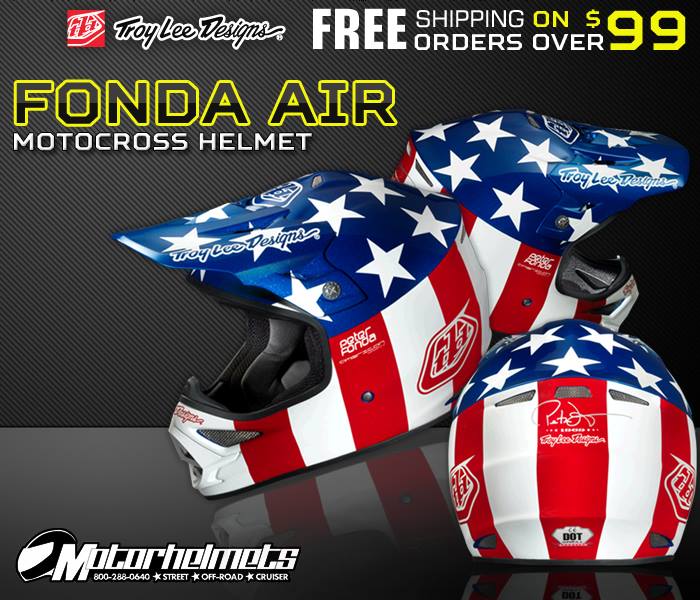 Troy Lee Designs the new Fonda Air Motocross Helmet