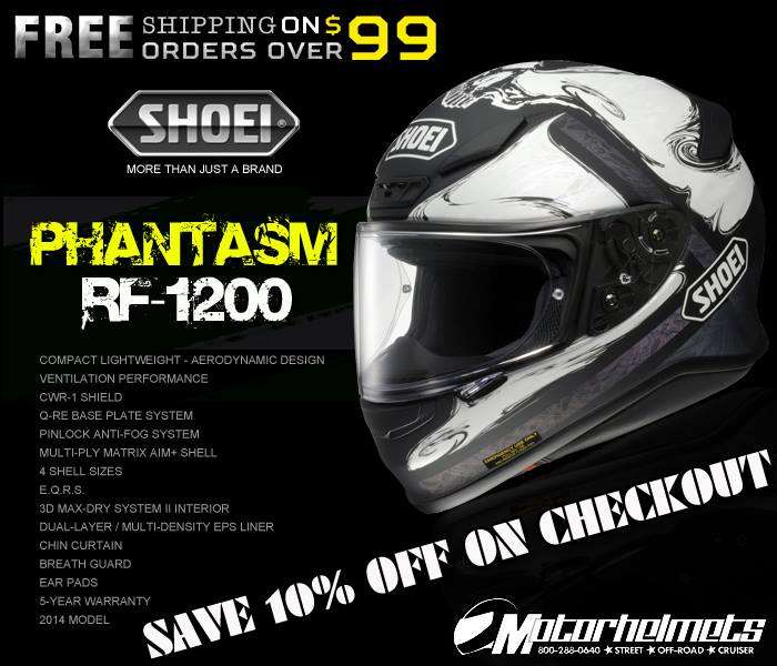 Shoei Phantasm RF-1200 helmet