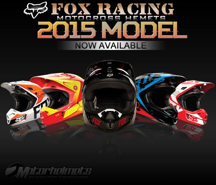 fox racing 2015 helmets