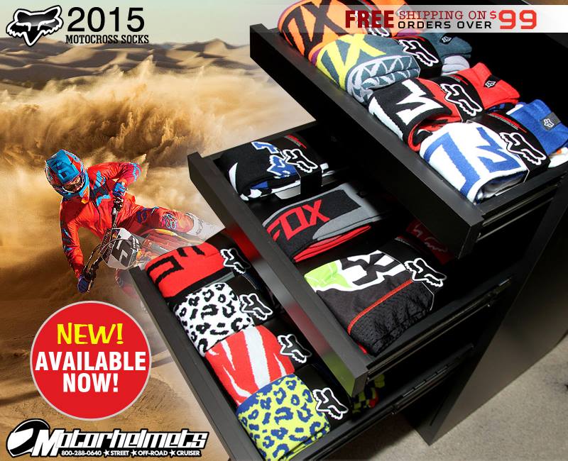 2015 Fox Racing MX Socks.