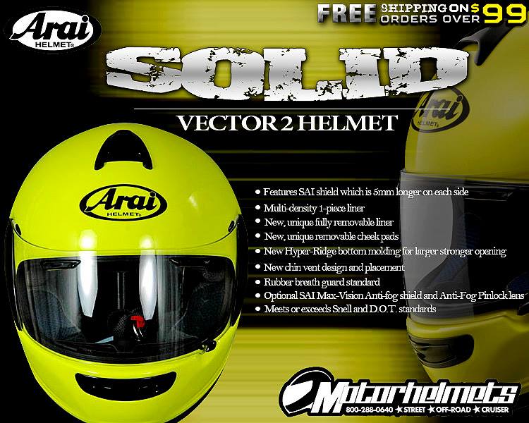 Arai Solid Vector 2 Helmet