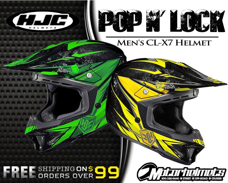 HJC Pop N' Lock Men's CL-X7 Helmet