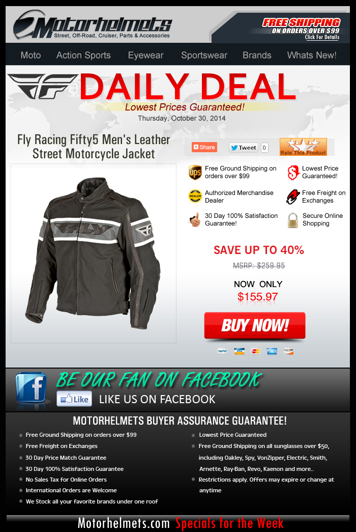 This Deal's Sooo FLY! Over $100 Savings on the Fifty5 Jacket...