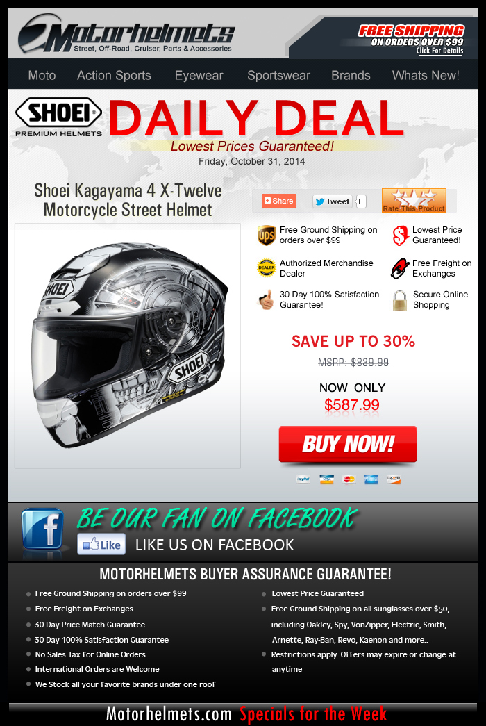 Get Up to 30% Discount on the Shoei X-12 Helmet!