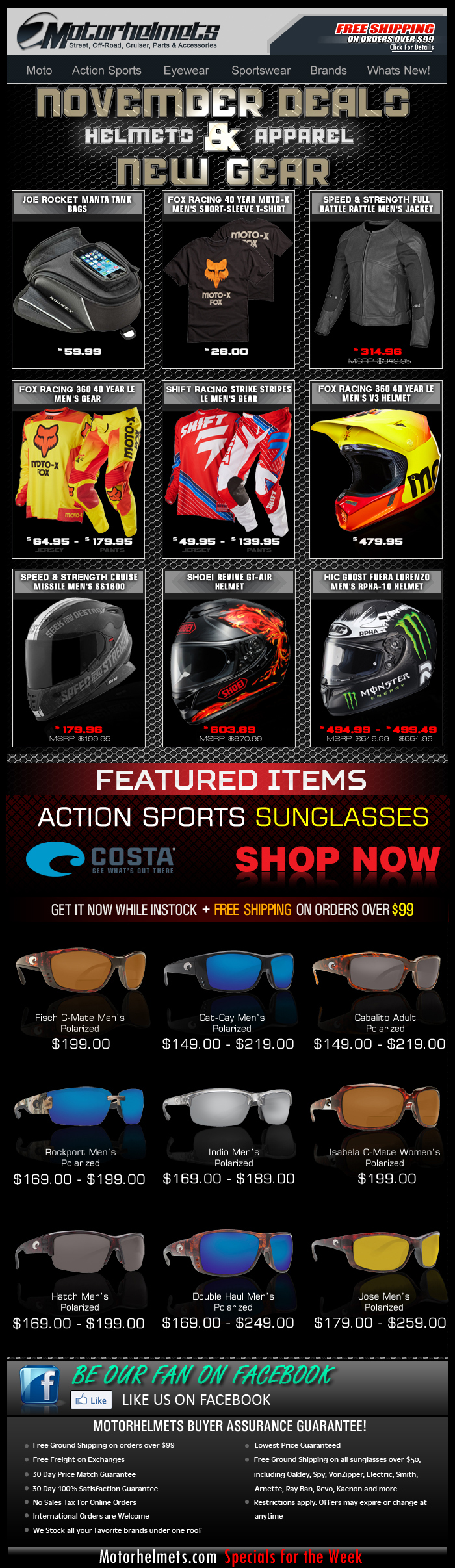 Welcome November w/ NEW GEAR from FOX, SHOEI, HJC and more!