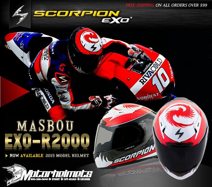 Scorpion Masbou EXO-R2000 Helmet