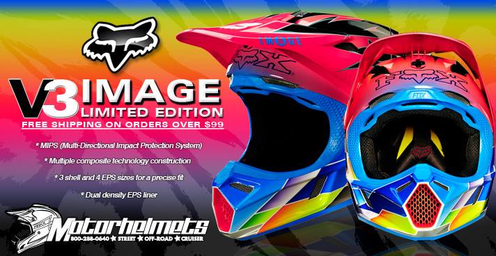 Fox Racing Image LE Men's V3 Motorcycle Helmet