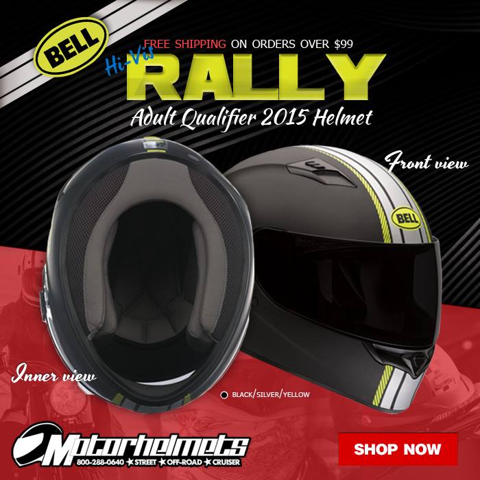 Bell Hi-Vis Rally Adult Qualifier Helmet