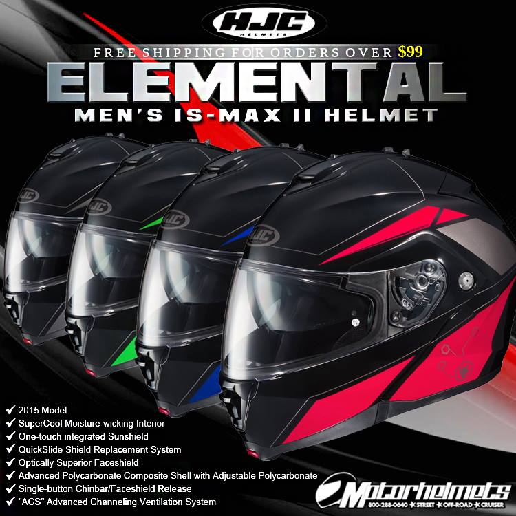 HJC Elemental Men's IS-MAX II Helmet