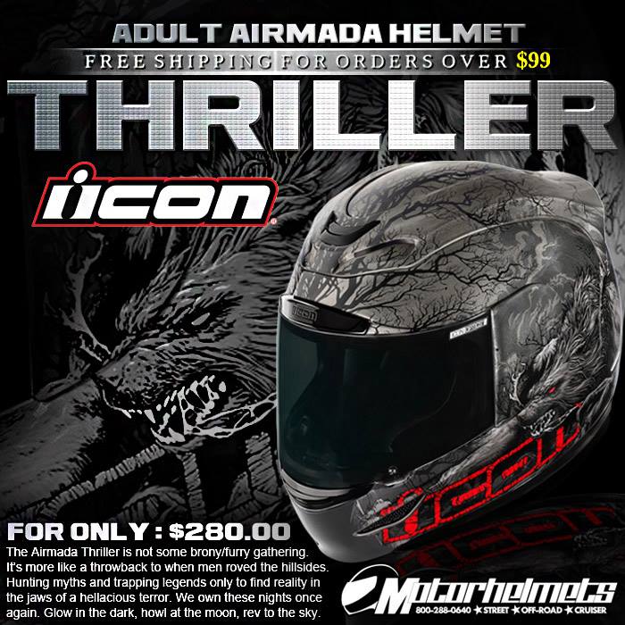 Icon Thriller Adult Airmada Helmet