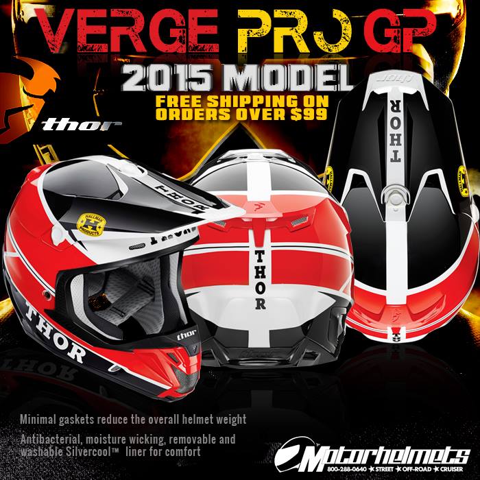 Thor MX Verge Pro GP  helmet
