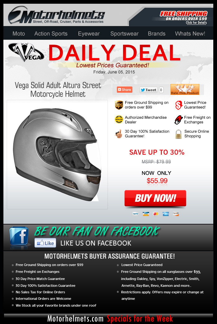 Street Helmets under $60? Check out the Vega Altura!
