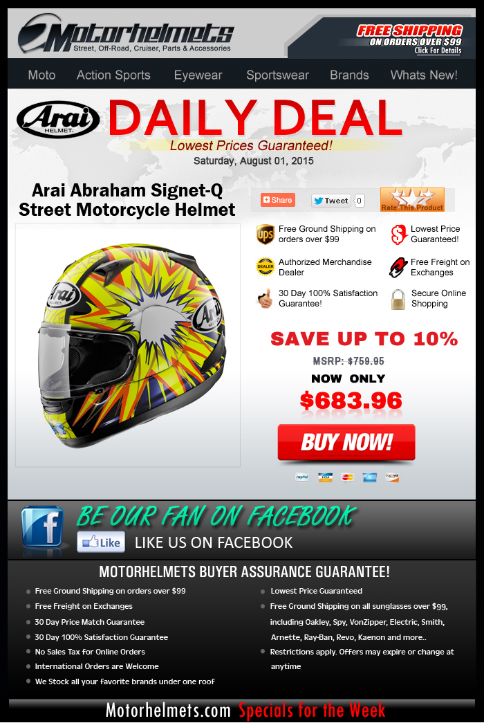 Save up to 20% of Xpeed Trophy XF710 Helmet - Daily Deal