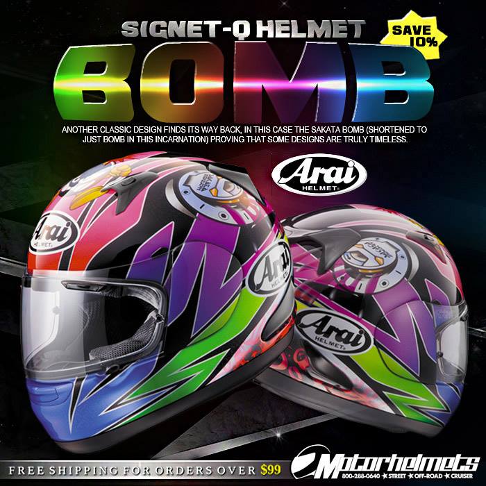 Arai Bomb Signet-Q Helmet