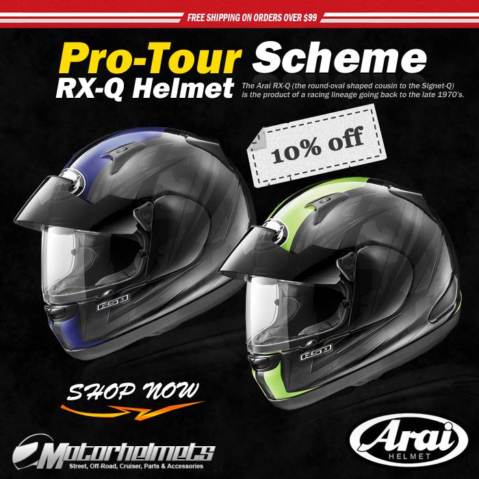 Arai Pro-Tour Scheme RX-Q Helmet