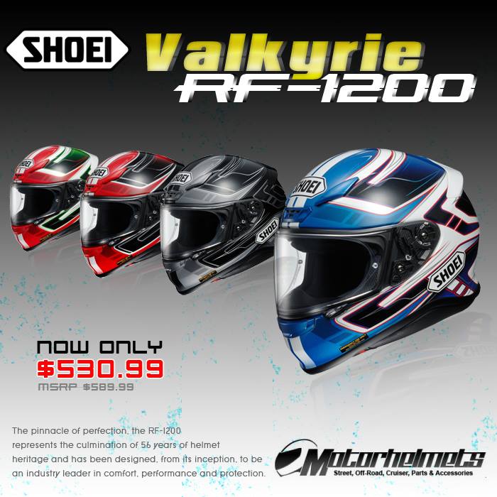 Shoei Valkyrie RF-1200 Street Helmet