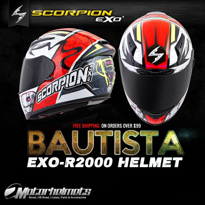 scorpion bautista EXO-R2000 helmet