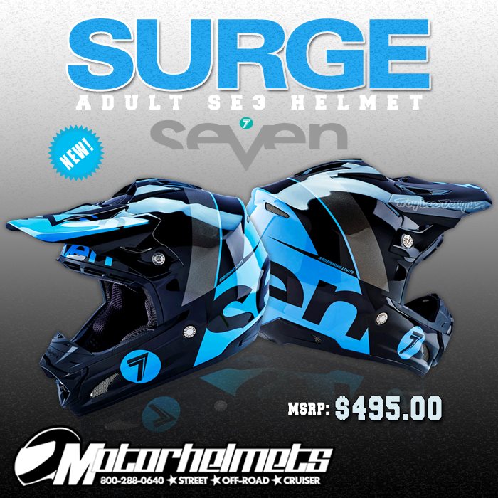 Seven Surge Adult SE3 Motocross Helmets