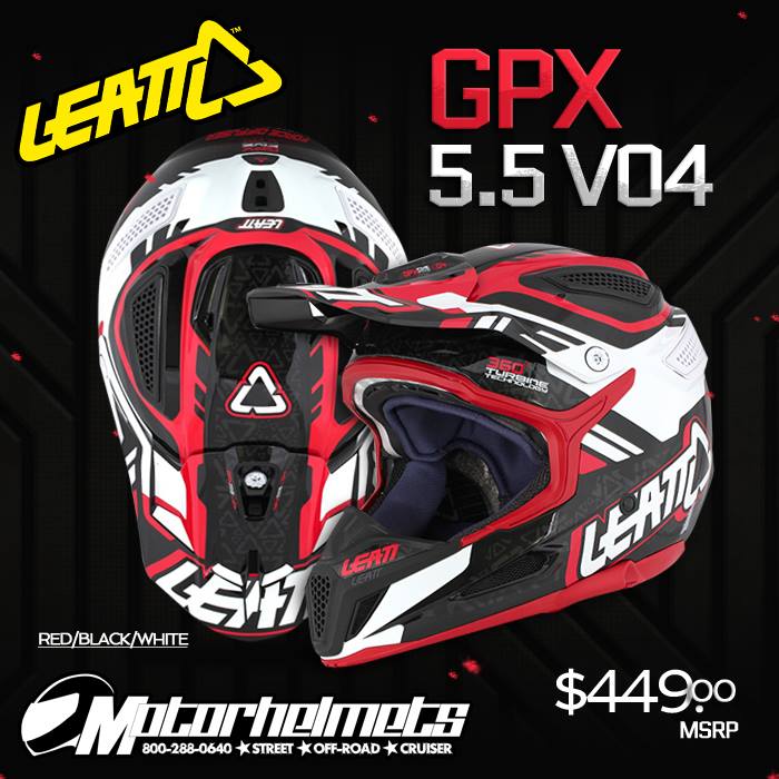 Leatt GPX 5.5 V04 Adult Helmet