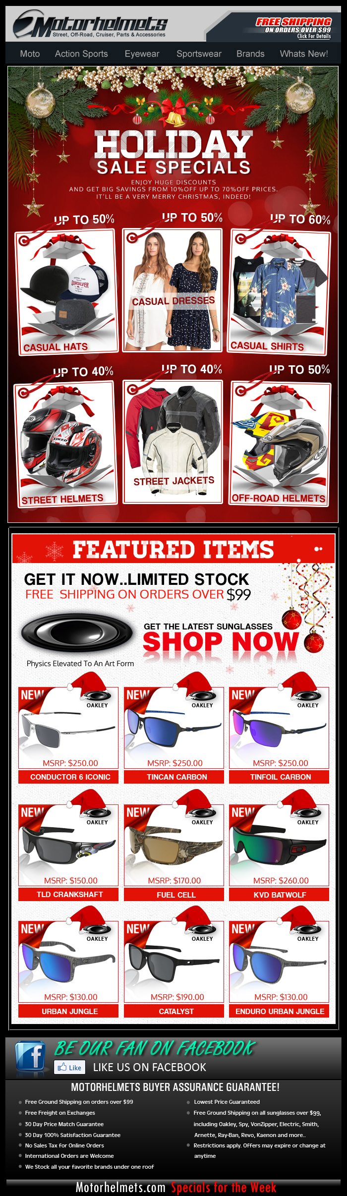Cool Deals for cool season! Holiday Season Specials now available!