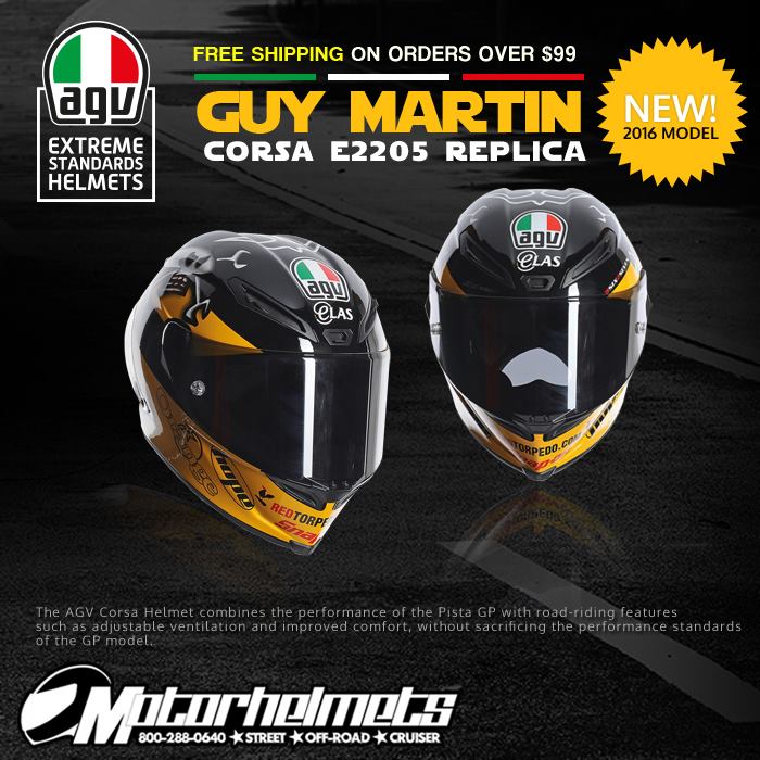 AGV Guy Martin Corsa Helmet