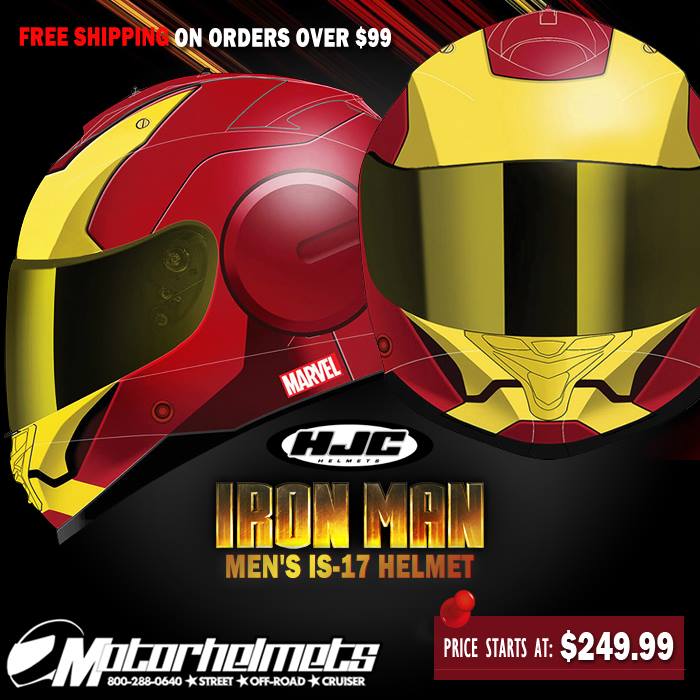 HJC Iron Man Men's IS-17 Helmet