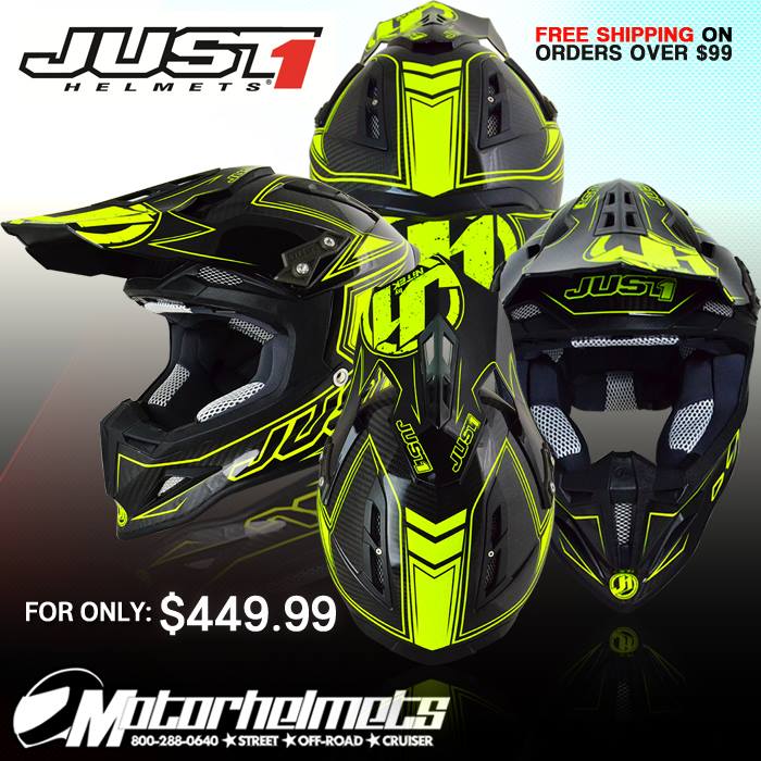 Just 1 Carbon Fluo Adult J12 Helmet