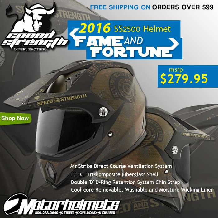 Speed and Strength Fame and Fortune ss2500 Helmet