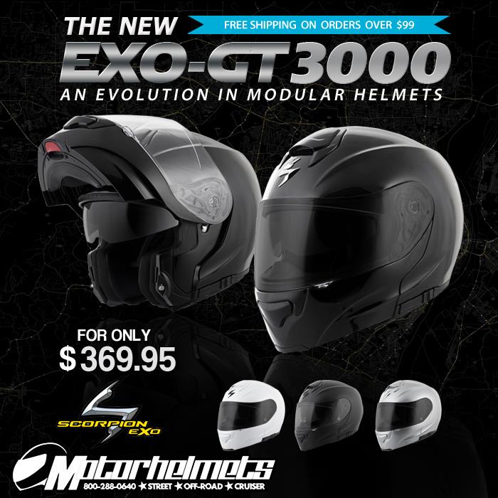 Scorpion Solid EXO-GT3000 helmet