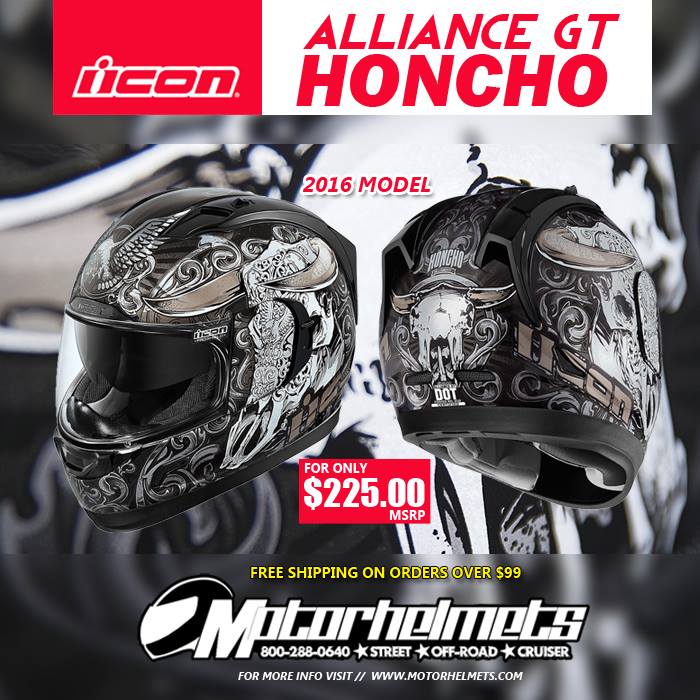 Icon Honcho Men's Alliance GT Helmet